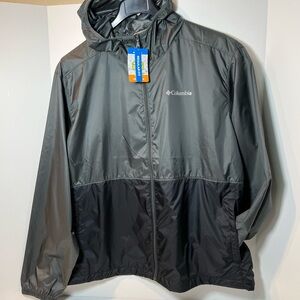 Columbia Waterproof Weightless Omni-Shield Hooded Full Zip Rain Shell/Parka